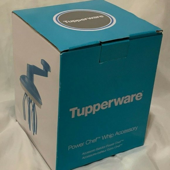 Tupperware | Kitchen | Tupperware Power Chef Whip Accessory Blue | Poshmark